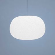 SOMU S/L Design Pendelleuchte Der etwas abgeflachte Lampenschirm der S Leuchte.