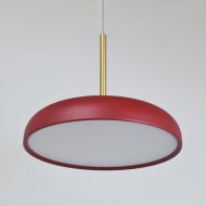 ZERIO Design Hngeleuchte Dimmbare Esstischlampe,  30 cm, Rot.