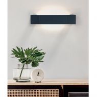 CROCKET Moderne Wandleuchte fr indirektes Licht Moderne Wandleuchte in matt Schwarz.