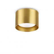 ANU Small flat ceiling light Mit mattem Messing plattierte Deckenleuchte.