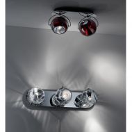 BELUGA COLOR 3-flammige Wand- und Deckenleuchte Wand- oder Deckenleuchte mit einstellbarem Licht.