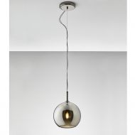 BELUGA ROYAL Erstklassige Glas-Hngeleuchte Hochwertiges Lampenglas in Titan-Grau.