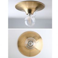 ZONG Farbige Deckenleuchte im 70er Jahre Stil Tolle Deckenleuchte aus Messing.