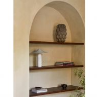 CRON Elegante Design Tischleuchte Die Leuchte mit weiem Marmor-Fu.