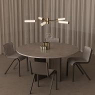 NEON Moderner Industriedesign Kronleuchter Esstisch-Lampe im elegantem Industrie-Stil.