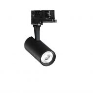 FLUX Schienen-Spot dreh- und schwenkbar 3-Phasen-Schienen Spot in Schwarz.