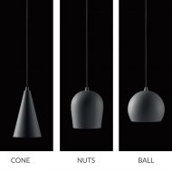 HEAD Lichtsystem zur kreativen Anordnung Es stehen drei Lampenschirme zur Auswahl.