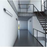 AULA Lange Wandleuchte Lange LED Wandleuchte zur effektiven Ausleuchtung.