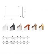 AULA Lange Hngeleuchte Abmessung und Lumen der langen Hngeleuchte.
