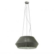 BANYO Groe geometrische Hngeleuchte aus Spanien Design Hngeleuchte mit groem Schirm in Grn.