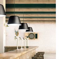 MAGNUS Pendelleuchte blendfrei  31cm Beleuchtung einer Theke mit der Pendelleuchte.