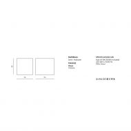 VASTER Wandleuchte aus Alabaster Abmessung der eleganten Alabaster-Wandleuchte.