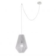 KIT POP Pendelleuchte mit buntem Schirm Abgepndelte Lampe mit Ukuele Schirm.