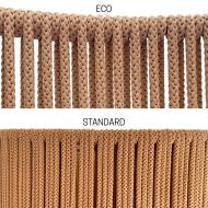 KIT POP 2-flam. Pendelleuchte mit buntem Schirmen Schirme in Eco oder dicheter Bespannung.