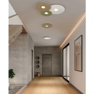 FILLIPA Sehr flache Deckenleuchte 3-flam. Flache Deckenleuchten fr den Flur.