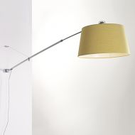 ATHINA Wandleuchte mit beweglichem Ausleger Wandleuchte mit beweglichem Ausleger, farbiger Stoffschirm.