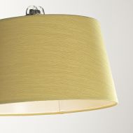 ATHINA Wandleuchte mit beweglichem Ausleger Stoff-Lampenschirm Mustard Gelb.