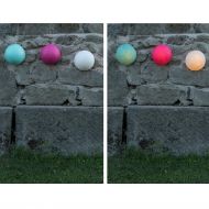 BUTTON OUT Bunte Outdoor Wandlampe Bunte Wandlampe fr den Garten.