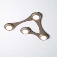 INFINITY Wandleuchten mit Erweiterungsmodulen Leuchte mit System: hier 4 Lichtquellen.