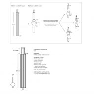 MORGANA Groe dekorative Hngeleuchte Abmessung der XXL Hngelampe.