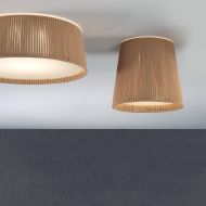 DRUM Large round ceiling light Groe Deckenlampe, hell und dimmbar.