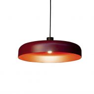 GAZTA Groe Design Hngeleuchte in vielen Farben Hngeleuchte in dunklem Rot (oxid red).