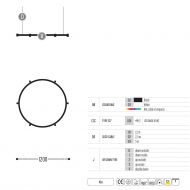 BALLZZZ Ring Hngeleuchte Ring-Hngeleuchte 120cm.