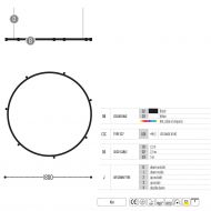 BALLZZZ Ring Hngeleuchte Ring-Hngeleuchte 180cm.