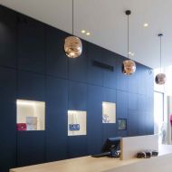 IJ-LAMP Design Hngeleuchte Elegante Beleuchtung fr Kassentheke.