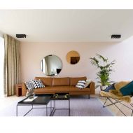 DOMINO SFEROS Dimmbarer Deckenspot Gut ausgeleuchtetes Wohnzimmer mit 2er Deckenspot.