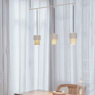 CAIN LINE Hngeleuchte 3-flam. mit Textilschirm 3-flammige Hngelampe fr den Esstisch.