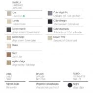 HANJA Hngelampe mit Stoffschirm Abmessungen der runden Deckenlampe.