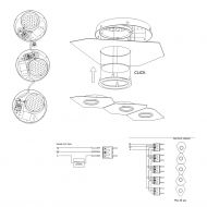 MOSAIK Modulare Spot-Deckenlampen Montage von mehreren Spots.