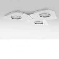 MOSAIK Modulare Spot-Deckenlampen 3er Ensembel des Spots.