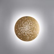 ESTRELL Dekorative Wandleuchte Sternenhimmel Wandleuchte in Bronze, 60 cm Durchmesser.