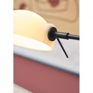 JLLAND Wandleuchte mit beweglichem Ausleger Verstellbarer Lichtkegel am Lampenschirm.