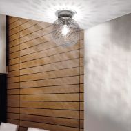 BOLLE Italienische Kugelglas-Deckenleuchte Groe Deckenleucht mit tollem Lichtspiel.