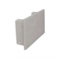 KEOI Wandleuchte mit Stein-Oberflche Seitenansicht der Stein-Wandlampe.