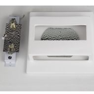 KEOI Wandleuchte mit Stein-Oberflche R7s Sockel kann auch mit LED Lampen bestckt werden.