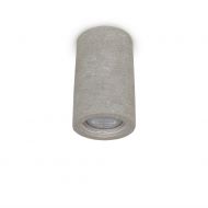 HUG TOP Deckenspot mit Stein-Oberflche Stein-Deckenlampe, Sockel GU10 fr austauschbares Leuchtmittel.