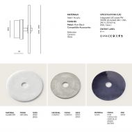 SUAL Dekorative Wandleuchte Abemssung der Wandlampe.