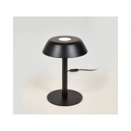 SARRIA design table lamp from Spain Moderne Beistell-Lampe in matt Schwarz.