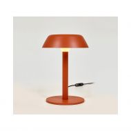 SARRIA design table lamp from Spain Farbenfrohe Tischlampe in Zinoberrot.