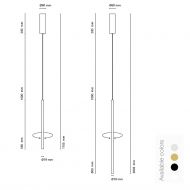 LINES Design Hngeleuchte Abmessungen der Hngeleuchte.