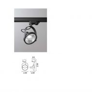 GLAM Beweglicher Spot mit GU10 Leuchmittel Gre des Spots