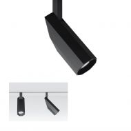 MOON Schienen-Spot 13 Watt Design Spot in Schwarz.