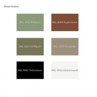 LINEA Lngliche LED Deckenleuchte RAL Farben der Leuchte.