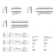 INFINITY WALL Linien-Wandleuchte Up&Down Optionen der Linienleuchte.