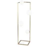 ANGOLO Bodenstehlampe mit fnf Kugelglsern Elegant und modern: Stehlampe in Messing.