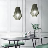 UKELELE I Geometrische Hngeleuchte aus Spanien Wohnliches Licht am Esstisch mit 2 Lampen.